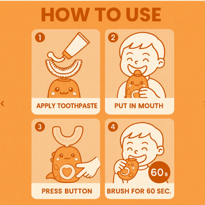 LittleBrush™ — Fun & Easy Auto Toothbrush for Kids